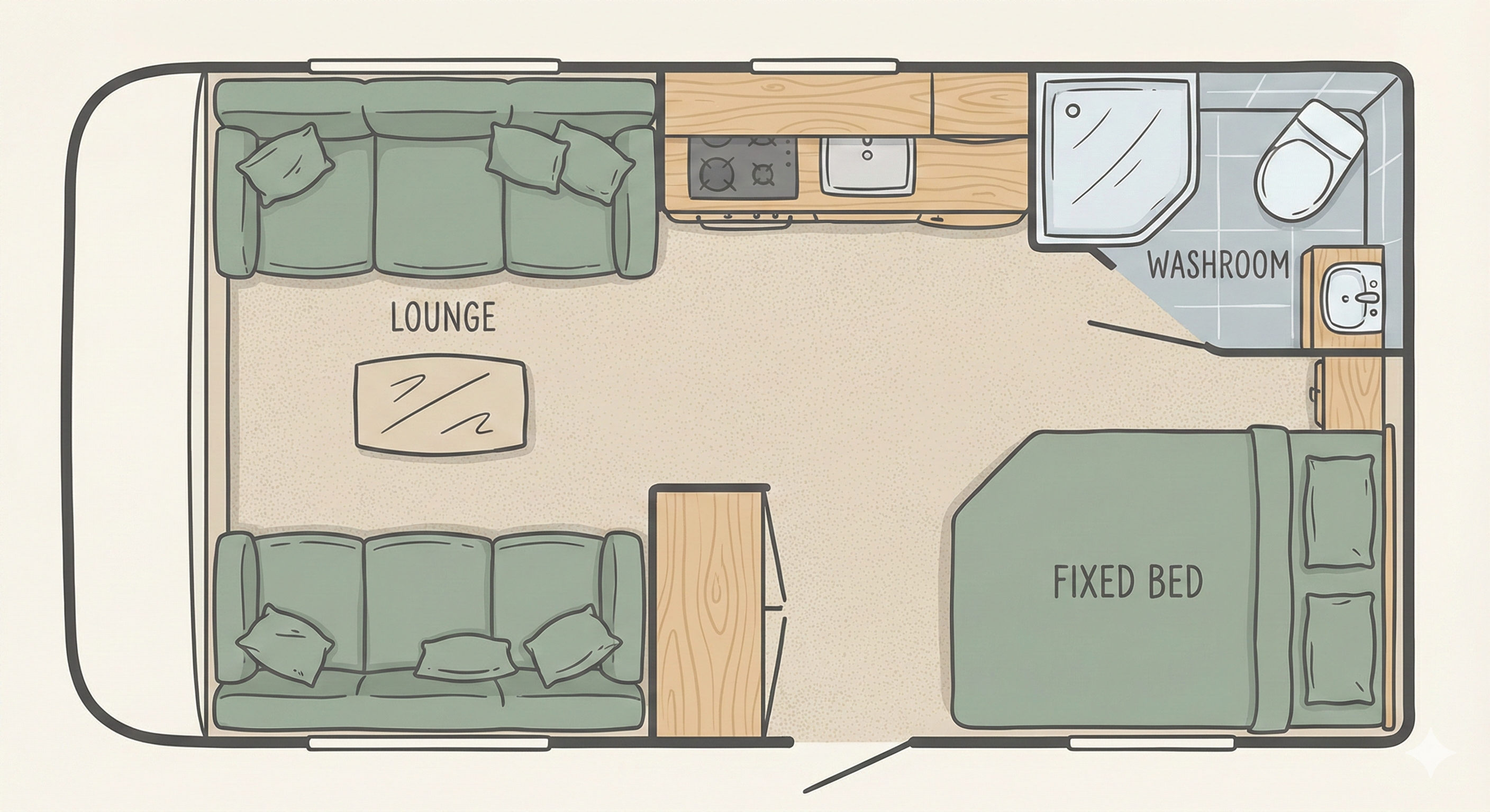 Fixed Double floorplan
